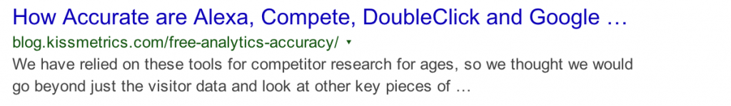 Meta Description Truncated