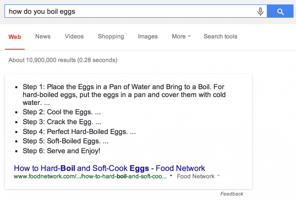 how do you boil eggs -schema