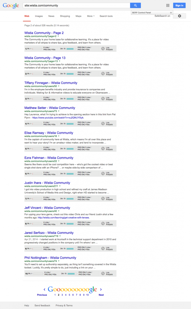 site:wistia.com:community - Google Search 2014-05-18 11-58-51